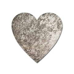 Weathered Grey Stone Heart Magnet by trendistuff