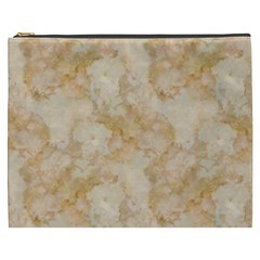 Tan Marble Cosmetic Bag (xxxl)  by trendistuff