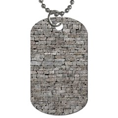 Stone Wall Grey Dog Tag (two Sides)