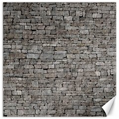 Stone Wall Grey Canvas 16  X 16  