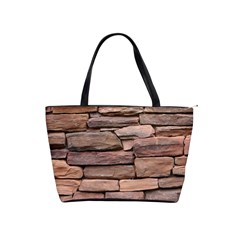 Stone Wall Brown Shoulder Handbags by trendistuff