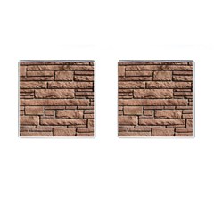 Sandstone Brick Cufflinks (square) by trendistuff