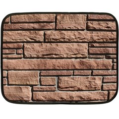 Sandstone Brick Fleece Blanket (mini) by trendistuff