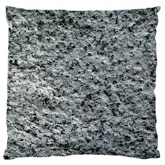 Rough Grey Stone Large Cushion Cases (two Sides)  by trendistuff