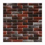 RED AND BLACK BRICK WALL Medium Glasses Cloth (2-Side) Back