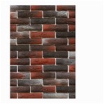 RED AND BLACK BRICK WALL Large Garden Flag (Two Sides) Back