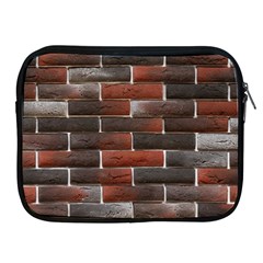 Red And Black Brick Wall Apple Ipad 2/3/4 Zipper Cases by trendistuff