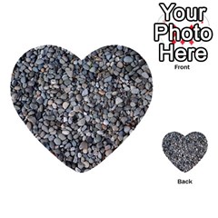 Pebble Beach Multi-purpose Cards (heart)  by trendistuff