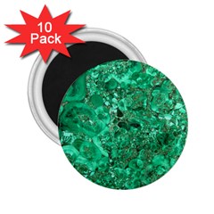 Marble Green 2 25  Magnets (10 Pack)  by trendistuff