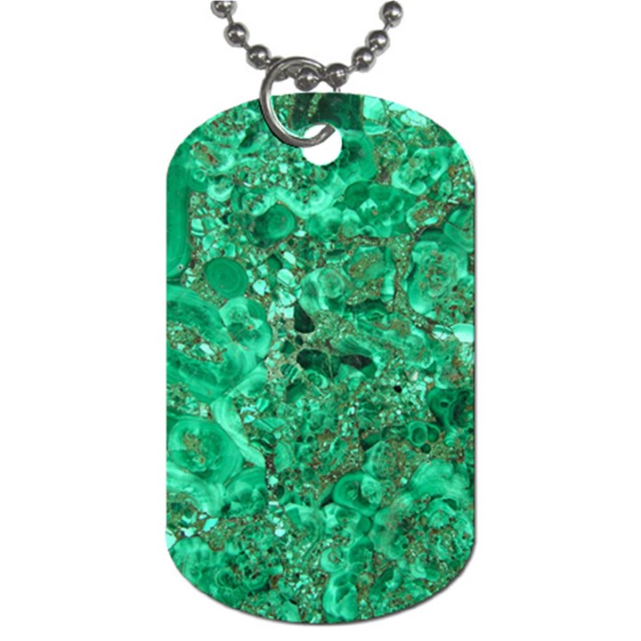 MARBLE GREEN Dog Tag (One Side)