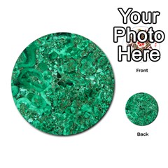 Marble Green Multi-purpose Cards (round) 