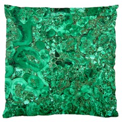 Marble Green Large Flano Cushion Cases (one Side)  by trendistuff
