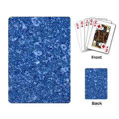 Marble Blue Playing Card by trendistuff