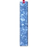 MARBLE BLUE Large Book Marks Front