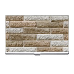 Light Brick Wall Business Card Holders