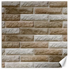 Light Brick Wall Canvas 12  X 12   by trendistuff