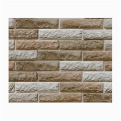 Light Brick Wall Small Glasses Cloth (2-side) by trendistuff