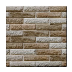 Light Brick Wall Face Towel by trendistuff