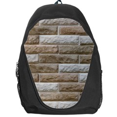 Light Brick Wall Backpack Bag by trendistuff