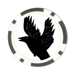 Crow Poker Chip Card Guards by JDDesigns