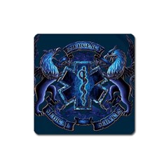 Ems Blue Square Magnet by Bigfootshirtshop