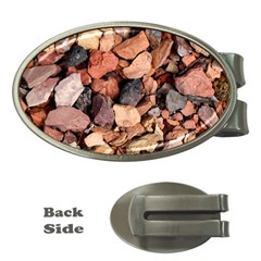 Colored Rocks Money Clips (oval)  by trendistuff