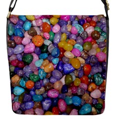 Colored Pebbles Flap Messenger Bag (s) by trendistuff