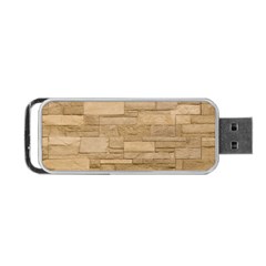 Block Wall 2 Portable Usb Flash (one Side) by trendistuff