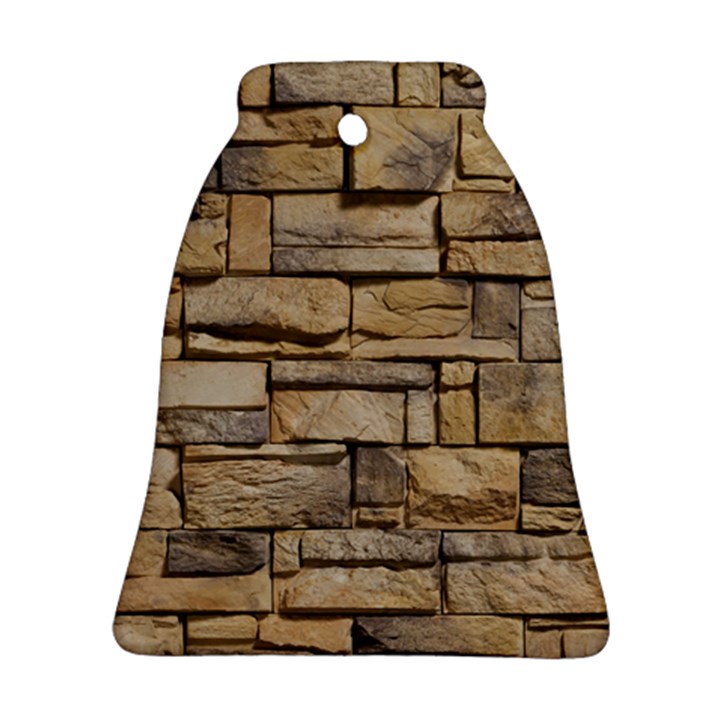 BLOCK WALL 1 Bell Ornament (2 Sides)