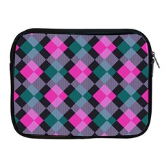 Argyle Variation Apple Ipad 2/3/4 Zipper Case by LalyLauraFLM