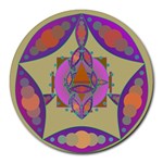 Mandala Round Mousepads Front