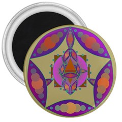 Mandala 3  Magnets by Valeryt