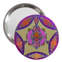 Mandala 3  Handbag Mirrors