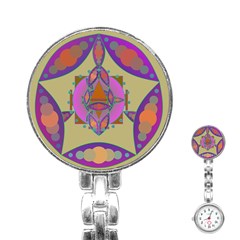 Mandala Stainless Steel Nurses Watches by Valeryt