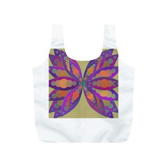 Fly-mandala Full Print Recycle Bags (s)  by Valeryt