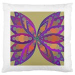 Fly-Mandala Large Flano Cushion Cases (One Side)  Front