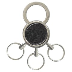 Black Marble 3-ring Key Chains by trendistuff