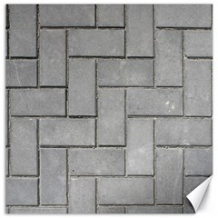 Alternating Grey Brick Canvas 12  X 12   by trendistuff