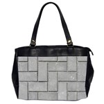 ALTERNATING GREY BRICK Office Handbags (2 Sides)  Front