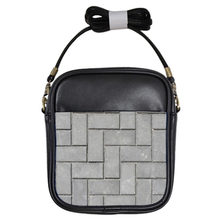 ALTERNATING GREY BRICK Girls Sling Bags