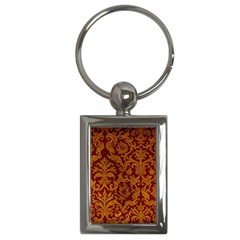 Royal Red And Gold Key Chains (rectangle)  by trendistuff