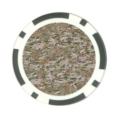 Camo Woodland Faded Poker Chip Card Guards