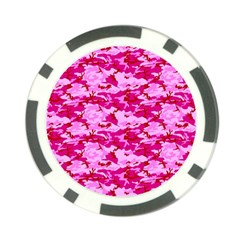 Camo Pink Poker Chip Card Guards by trendistuff