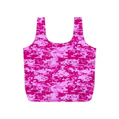 Camo Digital Pink Full Print Recycle Bags (s)  by trendistuff
