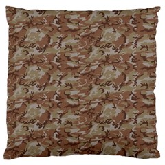 Camo Desert Standard Flano Cushion Cases (one Side)  by trendistuff