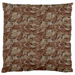 CAMO DESERT Large Flano Cushion Cases (Two Sides)  Front