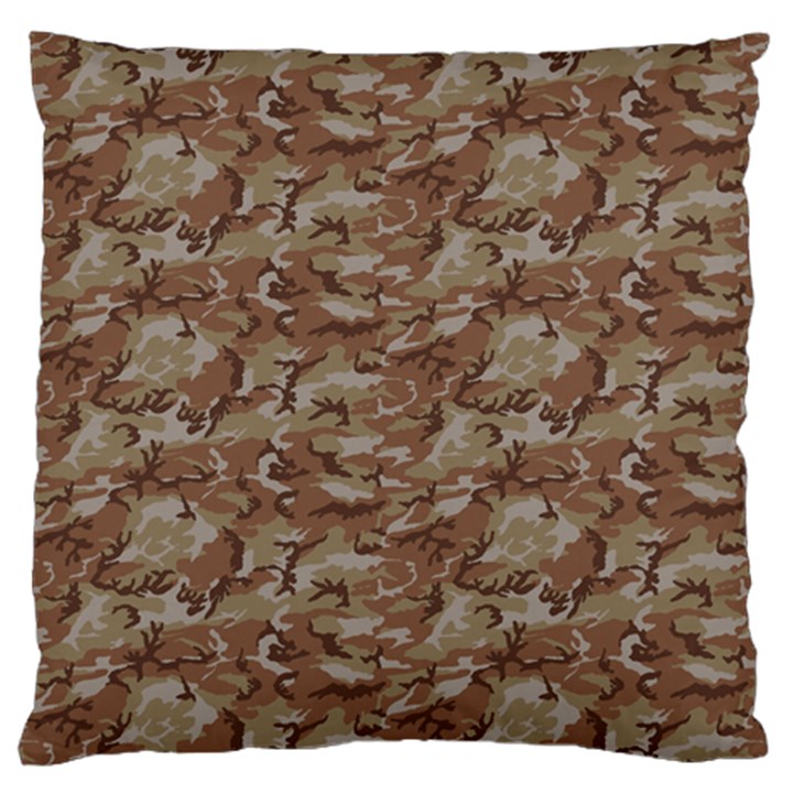 CAMO DESERT Large Flano Cushion Cases (Two Sides) 