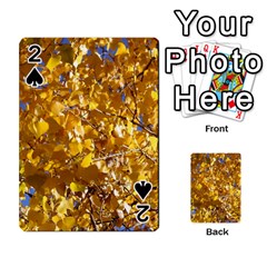 YELLOW LEAVES Playing Cards 54 Designs 