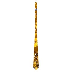 Yellow Leaves Neckties (two Side)  by trendistuff