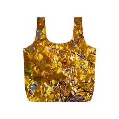 Yellow Leaves Full Print Recycle Bags (s)  by trendistuff